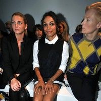 Rosario Dawson - London Fashion Week Spring Summer 2012 - Pringle of Scotland - Front Row